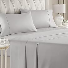 400 Thread Count Sheets Queen - Queen 400 Thread Count Cotton Sheets - 400 Count Cotton Queen Sheet Set - Cotton 400 Thread Count Sheets - Bed Sheets 400 Thread Count Queen - 100% Queen Cotton Sheets