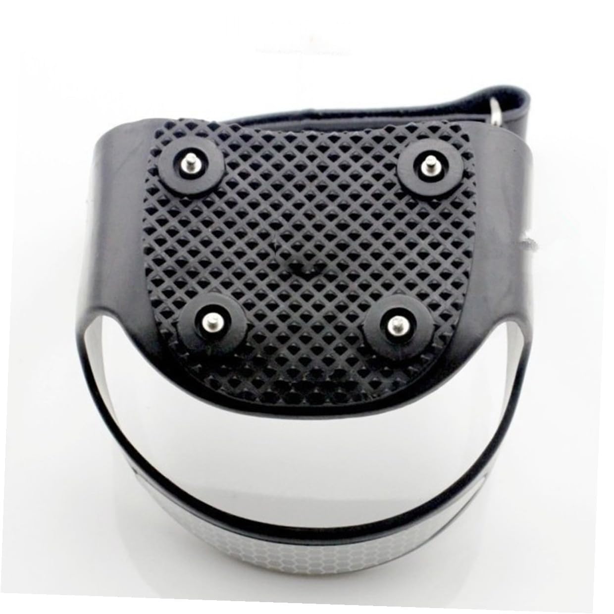 LIFKOME Tacchetti Scarpe Manopole 5 Denti Punte Delle Scarpe Ramponi Per Tacchetti Da Ghiaccio Tacchetti Per Ghiaccio e Neve Ramponi a 5 Denti Salita Tacchetti Di Trazione Black