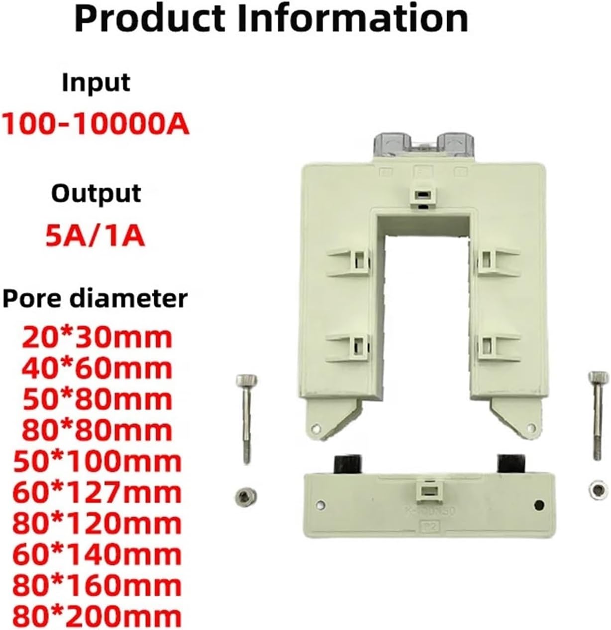 Current Transformer Core Toroidal Transformer Steel Core Current Transformer Multi Voltage DP820 Clamp-on CT Sensor Dc