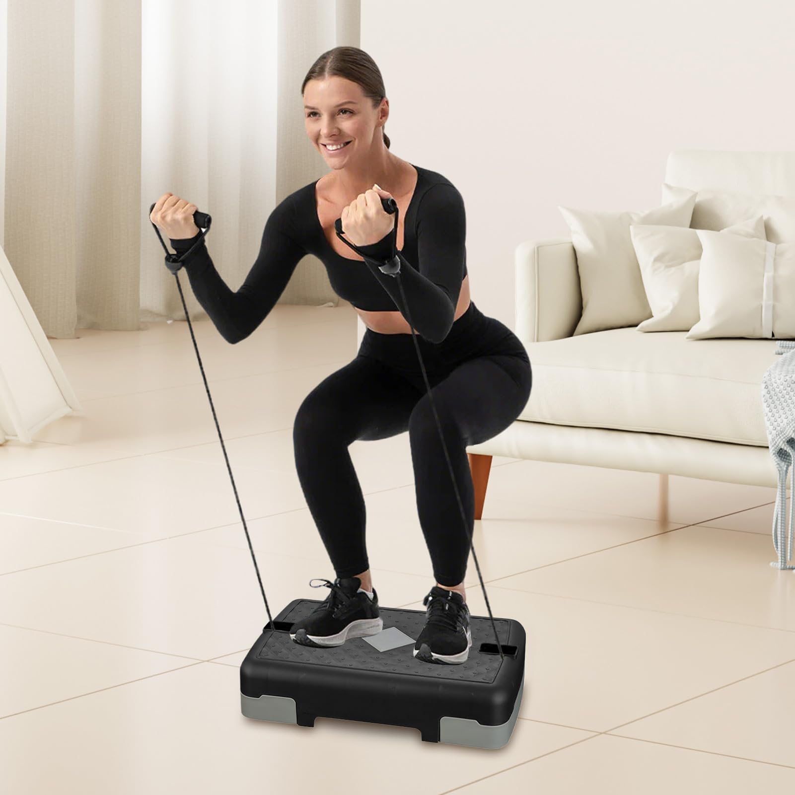 Fitness Step Antypoślizgowy podwyższacz do sprzętu fitness i sportowego