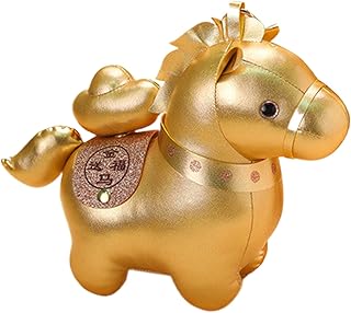 Year Of The Horse 2026 Stuffed Animal - Stuffed Purse Pendant | Horse Mascot Bag Pendant,for Kids Teens Adults Bedroom Study Children's Room Car Travel Birthday Holiday Backpacks Wallets