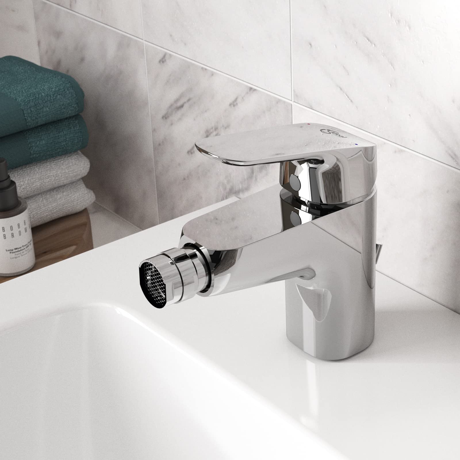 Ideal Standard Ceraflex - Miscelatore Monocomando Bidet con bocca di erogazione fissa; Cromato