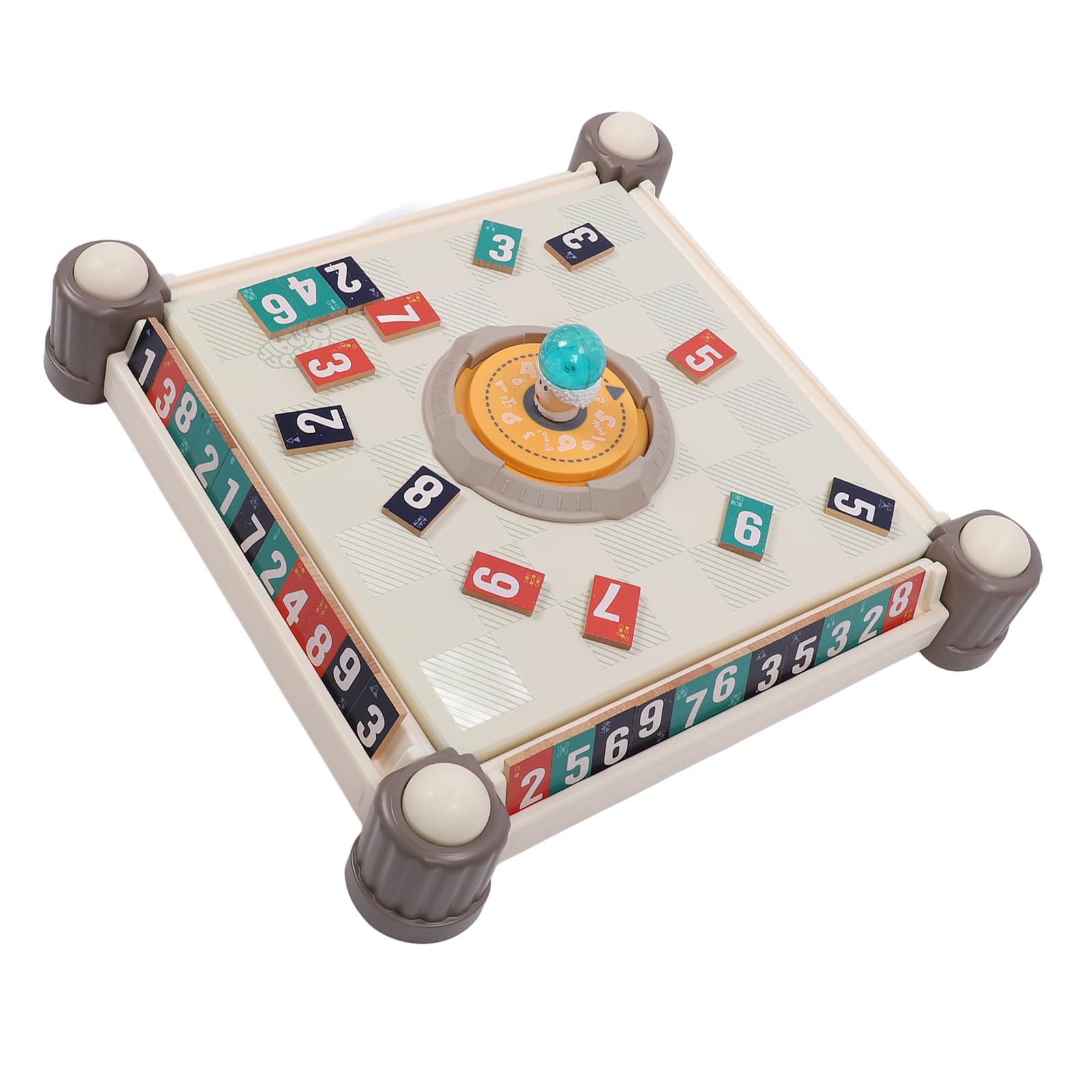 Multifunktionales Rommé-Würfel-Reisespiel, Logikspiel, das die Konzentration Verbessert, für Familien, Partys, Camping, Langlebiges Material