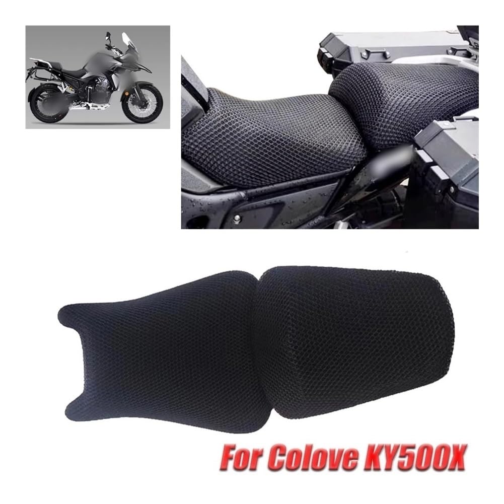 Coprisella per moto sportiva Per KY500X Excelle 500X Moto Traspirante Cuscino Sedile Copertura Protezione Della Solare Mesh Pad