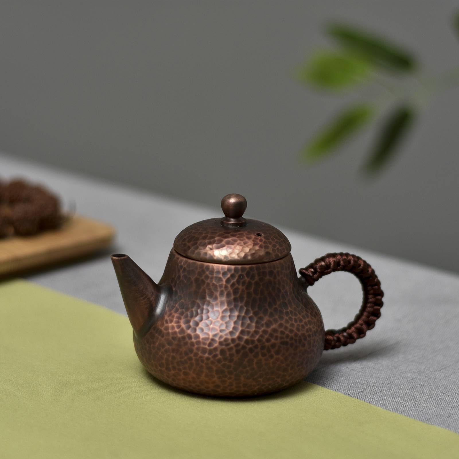 Amazon | kowaku 銅急須 槌目 純銅 未塗装 茶器 ミニ容量 直火OK