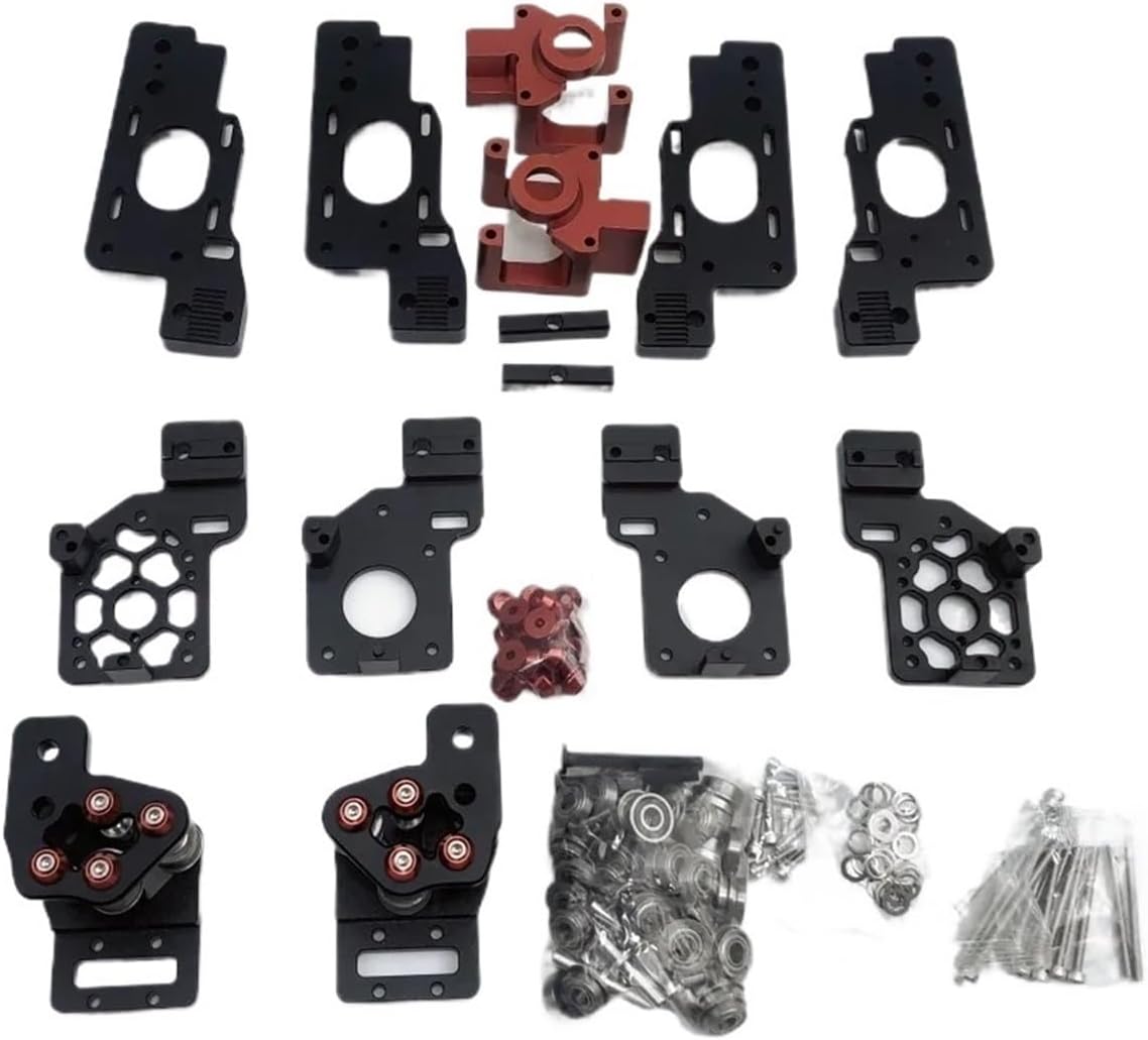 Funssor CNC All Metal Refined Voron2.4 Trident 3D Printer 9mm Belt 4AWD Mod Upgrade Kit for NEMA17 Stepper Motor(Full Kit)