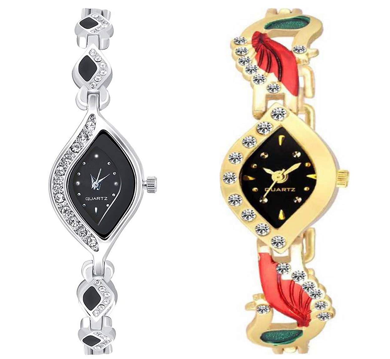 RPS FASHION WITH DEVICE OF R Analog Golden Black Dial Bracelet Analogue Girls Watch -Combo of 2 (B0851FTSLP) Amazon Price History, Amazon Price Tracker