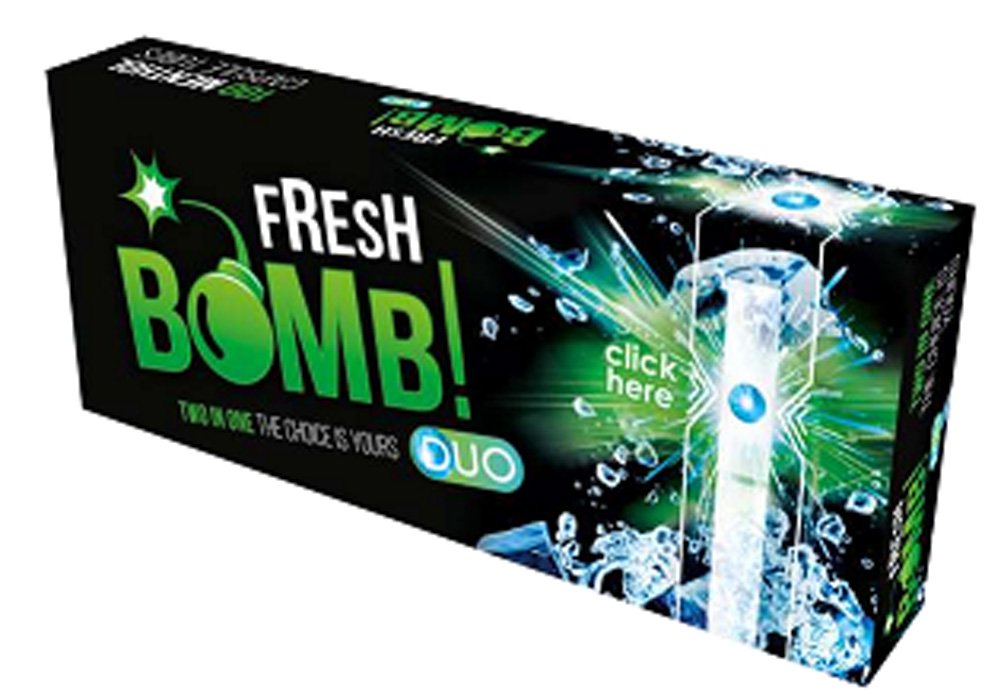 Fresh Bomb Menthol Click Pods with Aroma Capsule, 25 Boxes (2500 Tubes) :  Amazon.de: Grocery