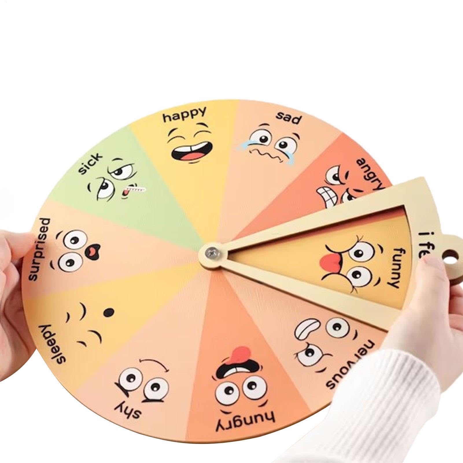 Rad der Emotionen – Gefühlsrad aus | Bild der Emotionen Spielzeug Rad der Emotionen, Rad der Gefühle, Farbrad für psychische Gesundheit, Zubehör