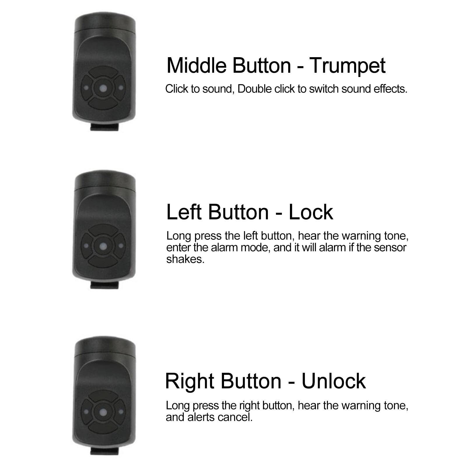 Clacson Manuale Per Bici Voiakiu - Campanello Rumoroso Stile Treno - Foto 3