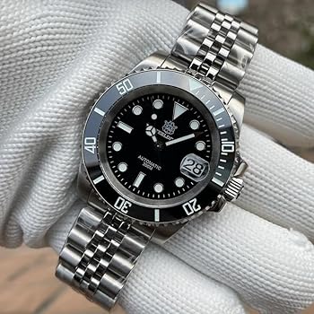 Amazon | Steeldive メンズ 自動巻き腕時計 SD1953 ステンレススチール