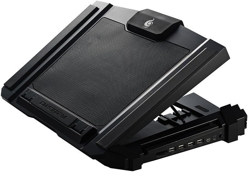 cm Storm SF-17 - Gaming Laptop Cooling Pad with 180 mm Fan and 4 Ergonomic Height Settings