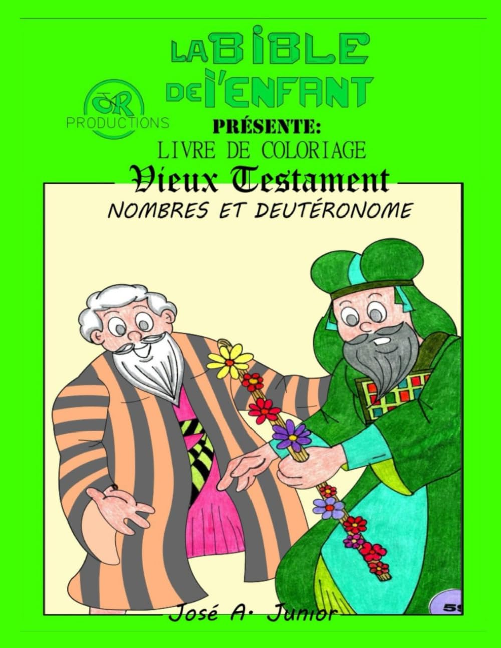 LA BIBLE DU BÉBÉ PRÉSENTE :LIVRE DE COLORIAGE - ANCIEN TESTAMENT : NOMBRES ET DEUTÉRONOME -VOLUME 9 DE 49