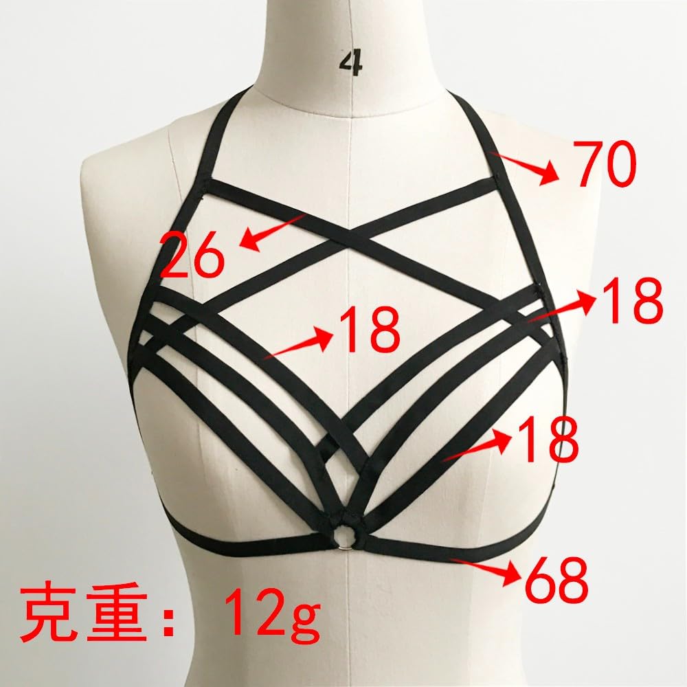 Lingerie sexy biancheria intima sexy Set gabbia Strappy Top Reggiseno Estensivo Bende Donne Reggiseno Elastico Sexy Bustiere Lingerie Sexy Uomo