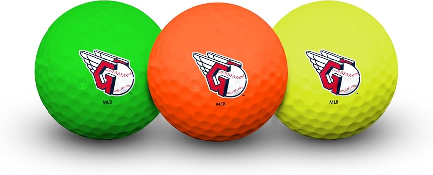 Multi-Color Golf Balls Pack of 3 MLB