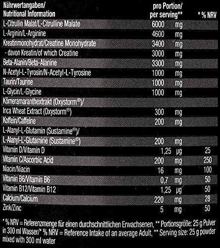 Joe Weider Total Rush 2.0, 375 g Dose (Orange) - Image 7