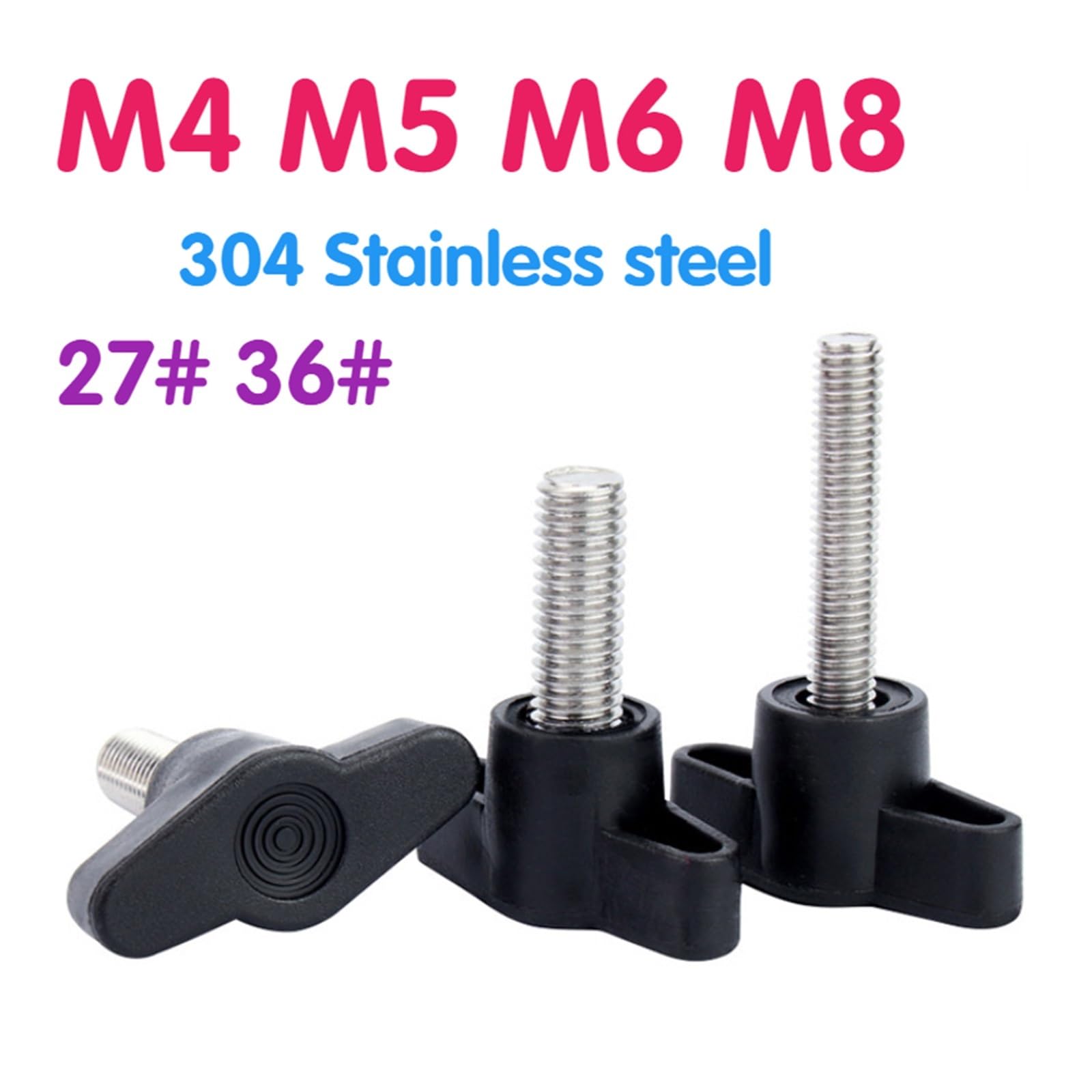 Amazon.co.jp: 304 ステンレススチール M5 M6 M8 プラスチック T 