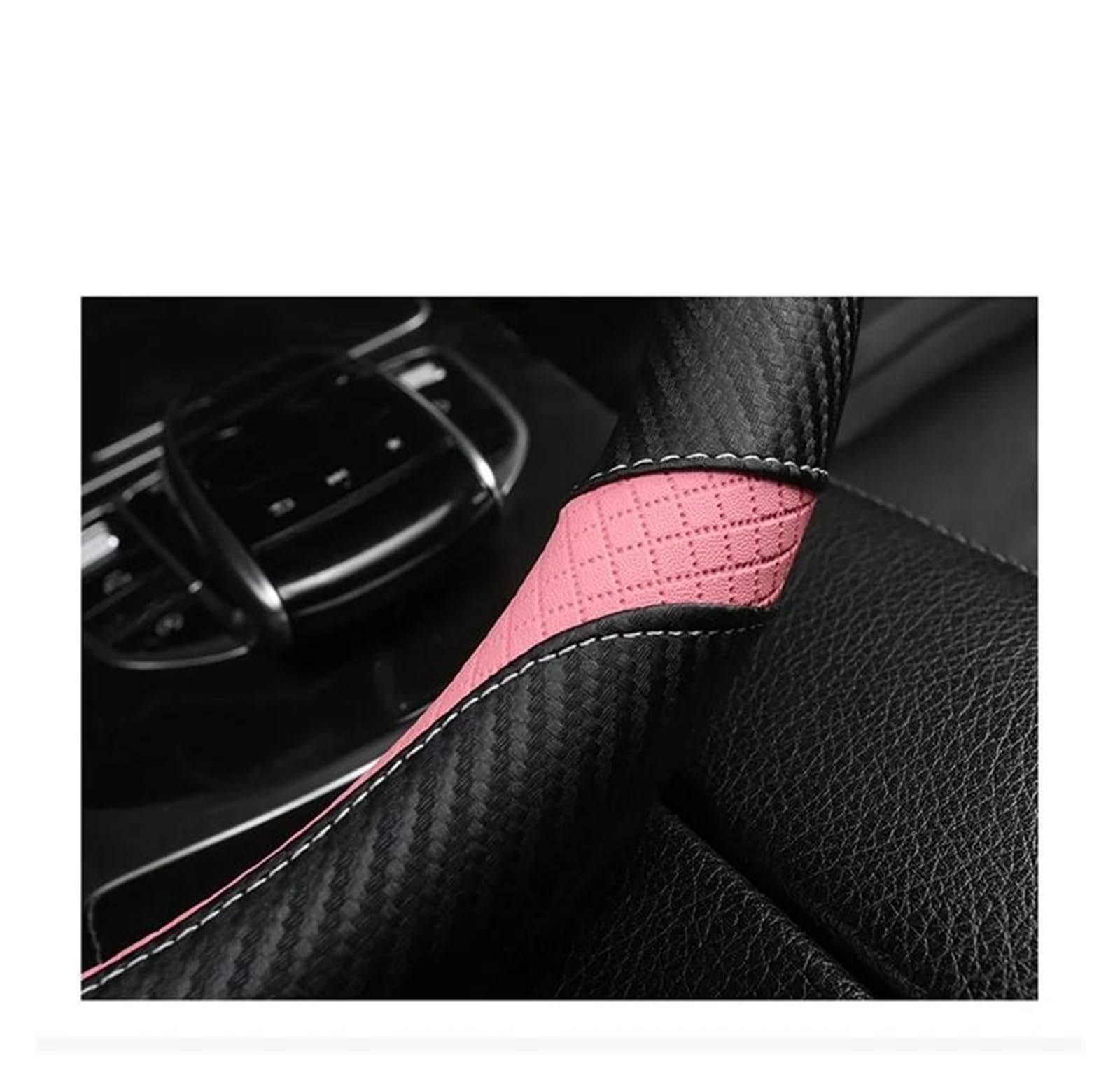 Housse De Volant Pour Volvo FH - Cuir Et Fibre Carbone, Antidérapante, Facile à Installer