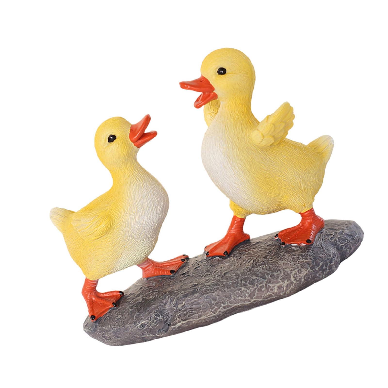 TQUXNGA Delicate Handcrafted Ducks Statue Enhances Outdoor Space and Children Bedrooms Backyard Decoration Grass Sculpture