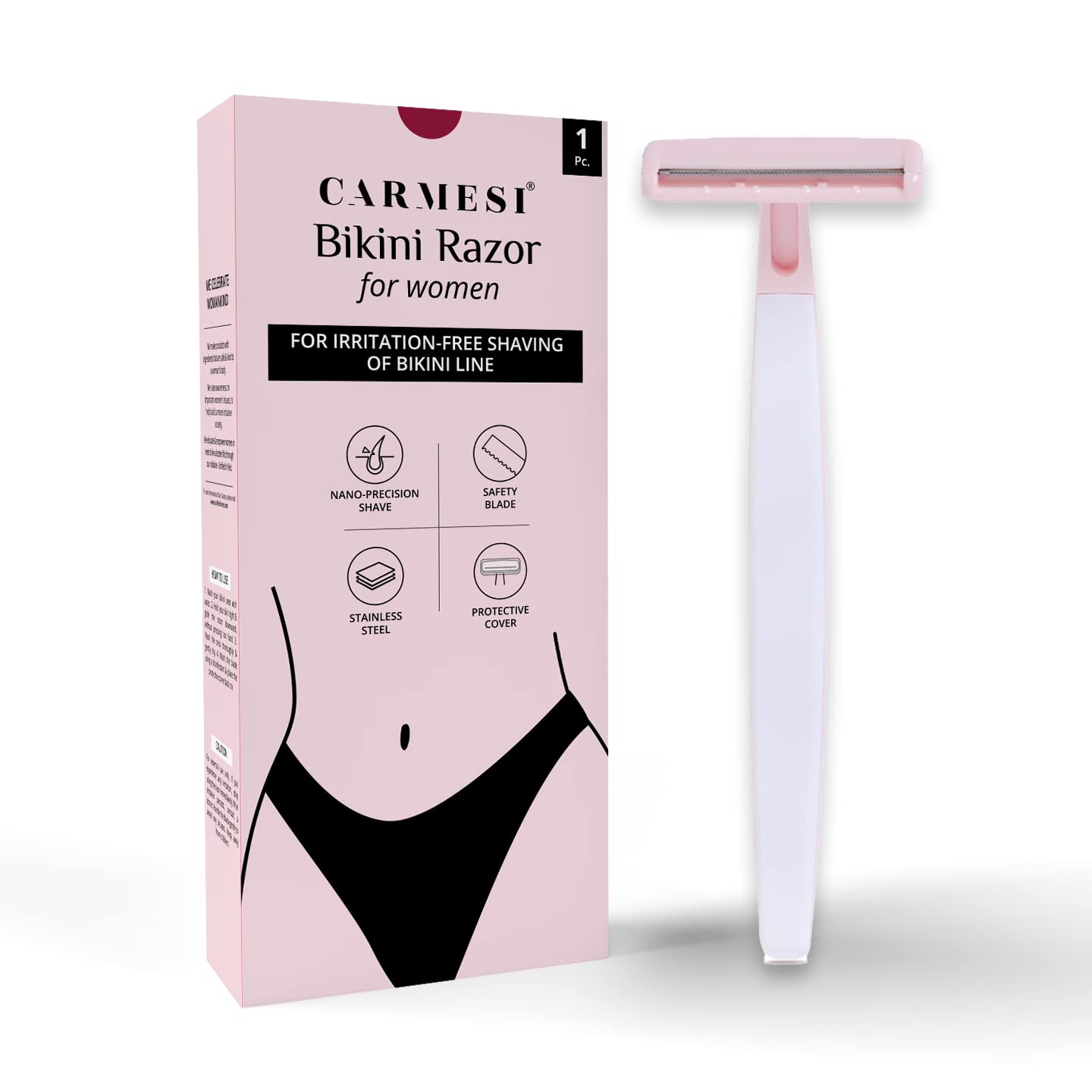Carmesi Bikini Razor for Women For IrritationFree Shaving of Bikini
