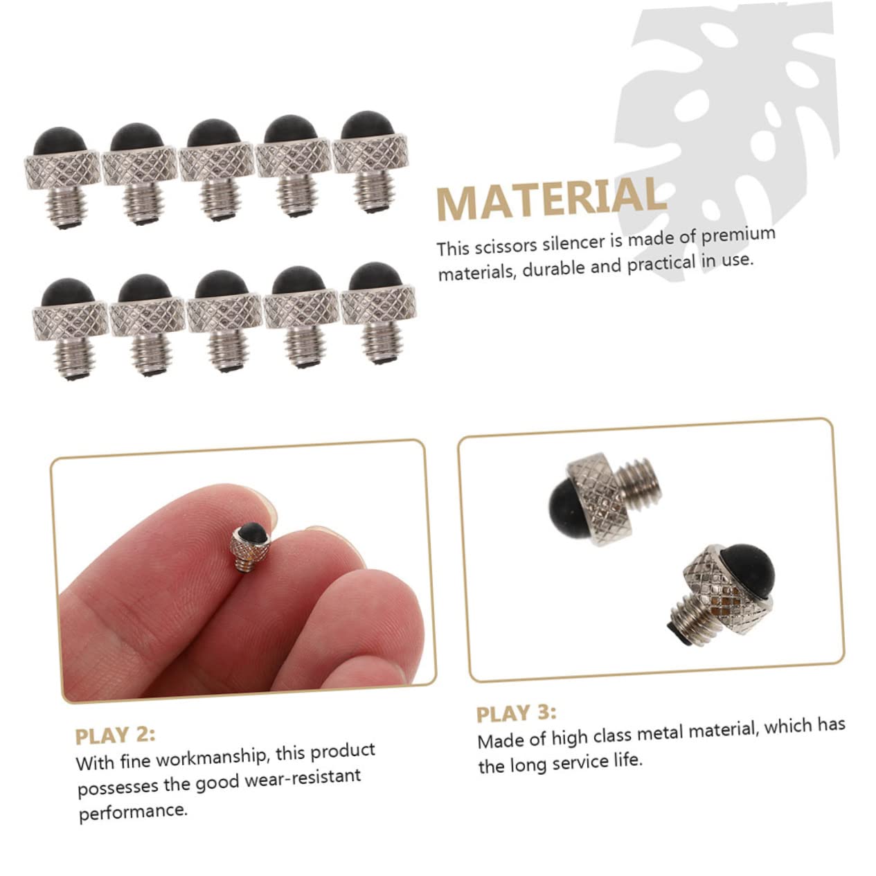 Angoily 10stücke Metall- Für Scheren Zur Tierpflege Kompatibel Mit Friseurscheren Und Tierhaarscheren Einfach Zu Montieren Und Spart Und Mühe