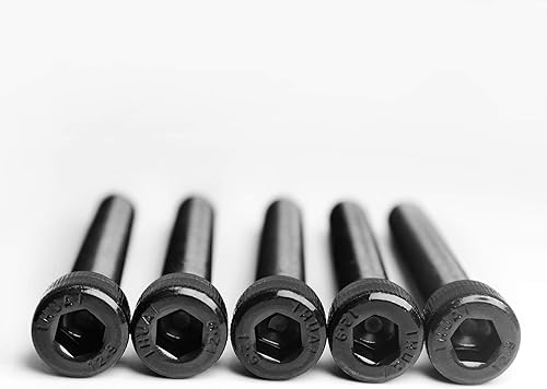 Miniatura 3 de Tornillos de cabeza hueca M8 x 1.181 in, 1.378 in, 1.575 in, 1.772 in, 1.969 in, 1.969 in, acero de aleación de grado 12.9, kit surtido de pernos