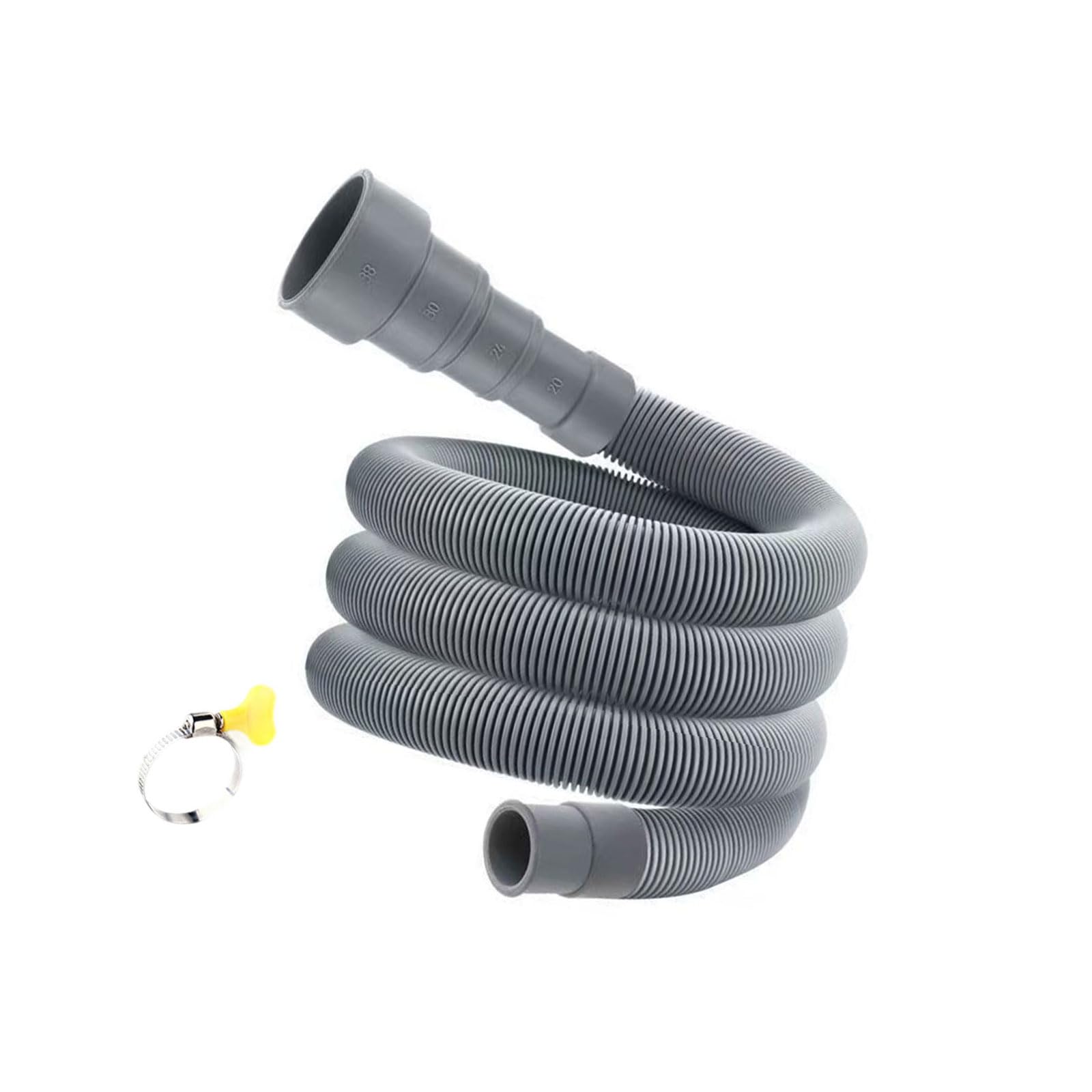 Washing Machine Drainage Hose Extended Drain Hoses Adjustable Length Extension Tube for Household Washer Usage Drain Pipe
