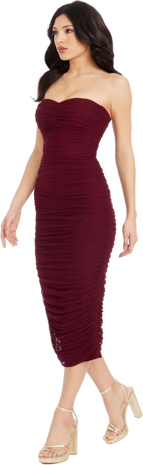 Dress The Population Womens Heather Bodycon Midi Dress - Image 3
