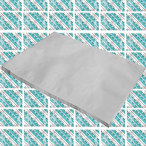 Dry-Packs Mylar Bags and 300cc Oxygen Absorbers for Long Term Food Storage 5010X14OABUND, 10"x14", 1 Gallon, Set of 50 1 Gallon Mylar Bags - Thumbnail 2