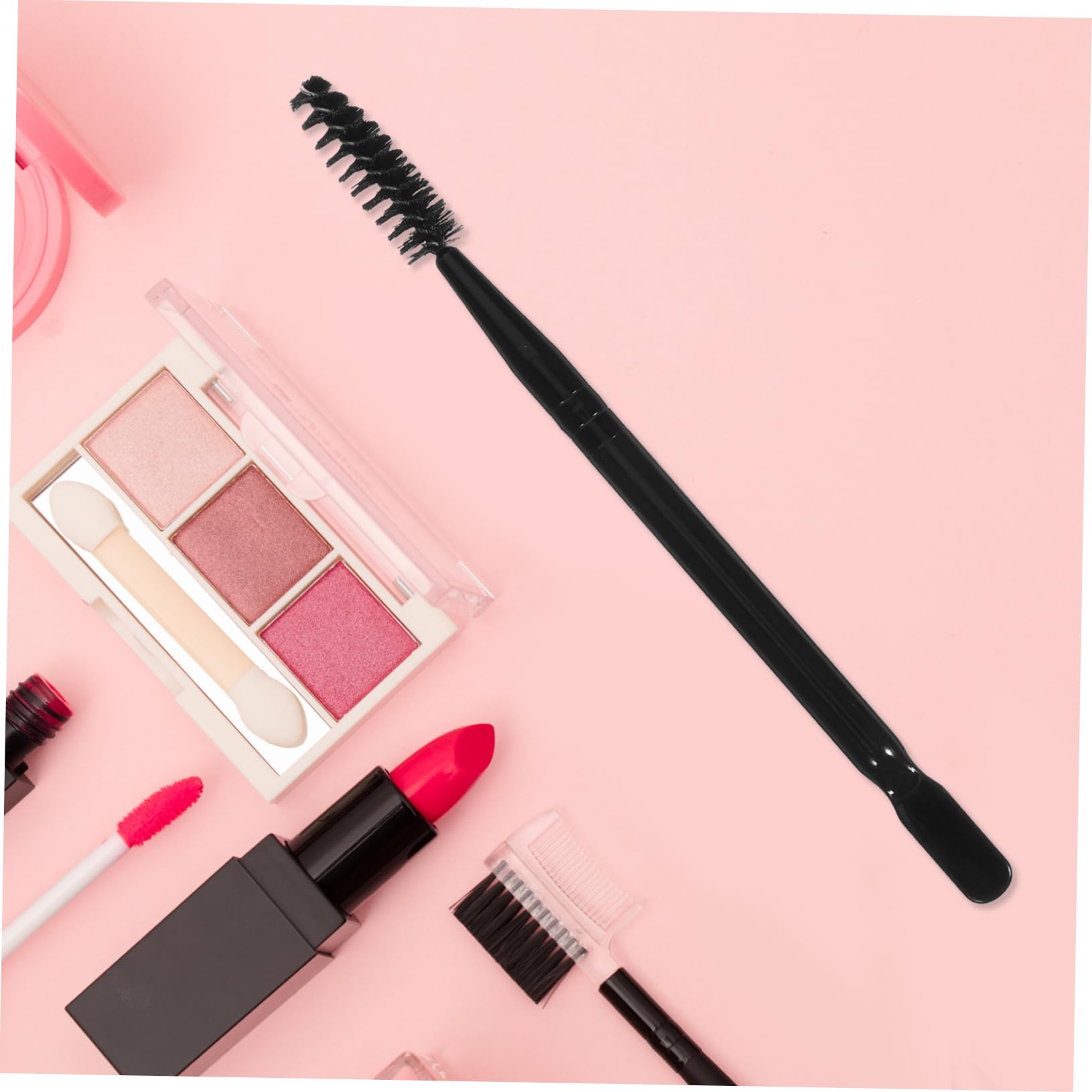Beatifufu Double-end Makeup Brush Set Eyebrow Mascara Tool Lightweight Professional Beauty Brush for Women