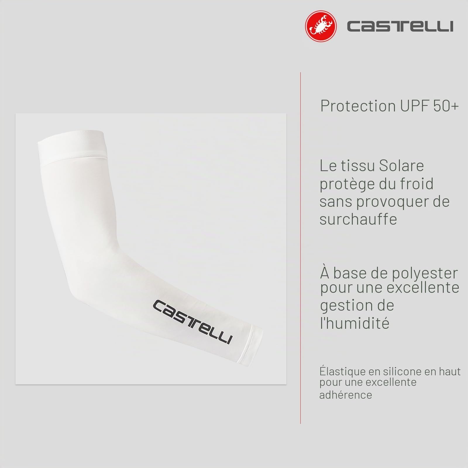CASTELLI Upf 50 + Light Arm 2 Sleeves Arm sleeve Mixte (lot de 2)