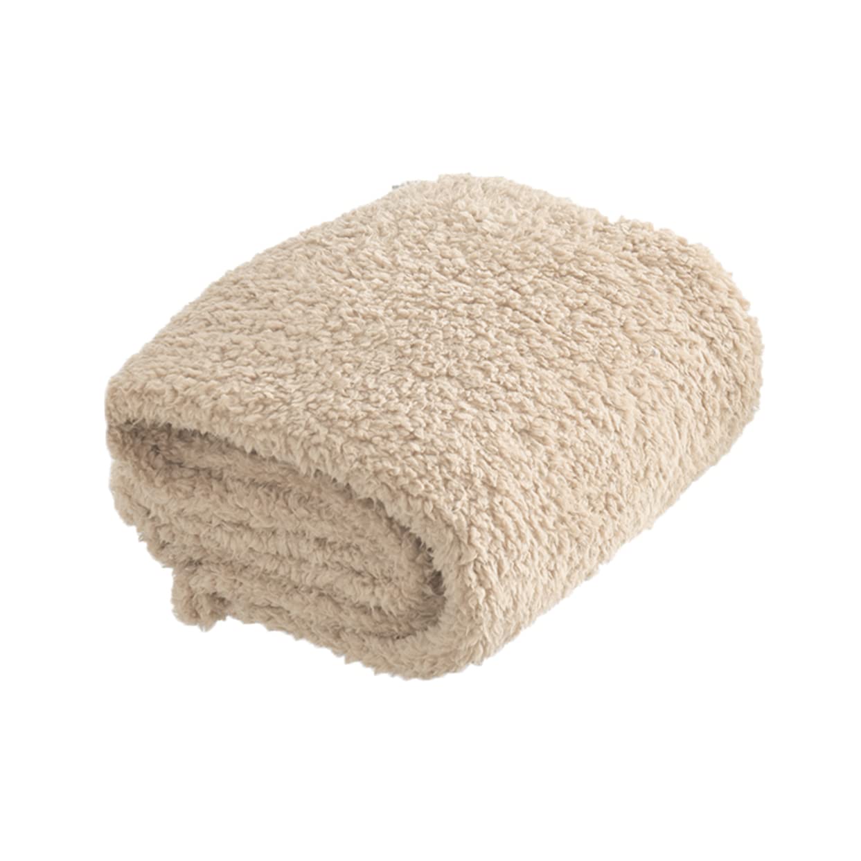 ABOOFAN Lot De 2 Couvertures Thermiques en Peluche pour Chien Et Chat Taille S Beige Super Couverture