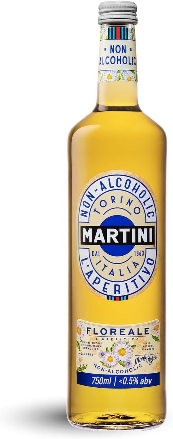 Floreale Non Alcoholic Aperitivo, 75cl / 750ml, Infused with Superior Botanicals