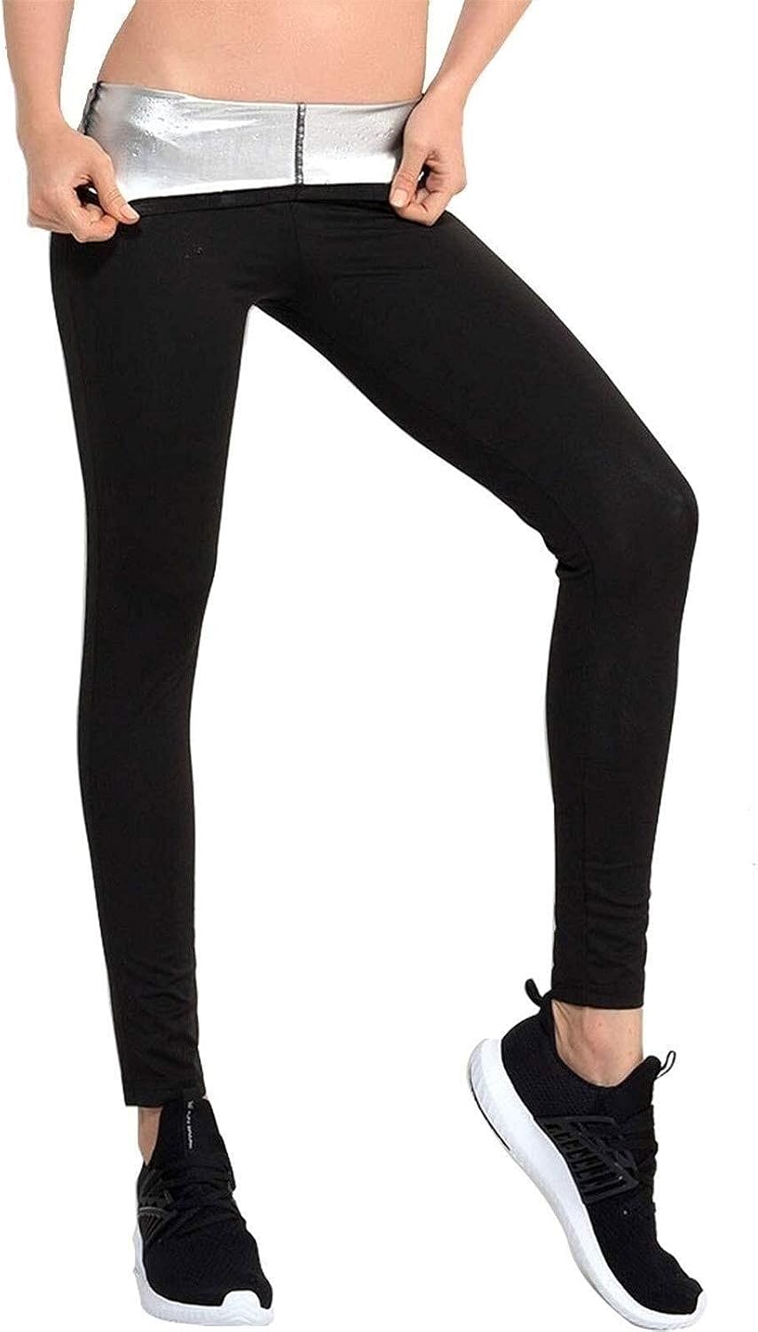 LIYUN Sauna Sweat Shapewear High Waisted Leggings/Shorts Pants for Women, Thermo Slimming Workout Leggings