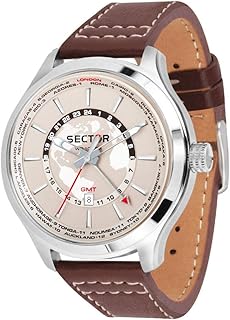 Orologio da Uomo, Collezione Traveller, in Acciaio, Cuoio, R3251504001