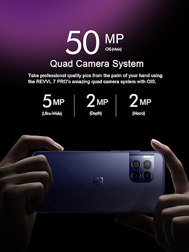Miniatura 7 de T-Mobile Revvl 7 Pro 5G Smartphone Desbloqueado, 256GB, Azul Azuri