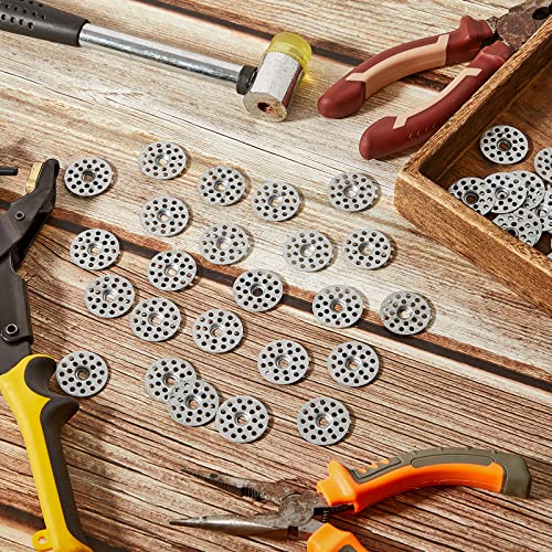 1 Inch Plaster Washers Metal Washers For Screws Plaster Repair Rings Plaster Buttons Profile Washer Flat Washers For Wall Ceiling Drywall Plaster Repair(100 Pieces) #TOP5