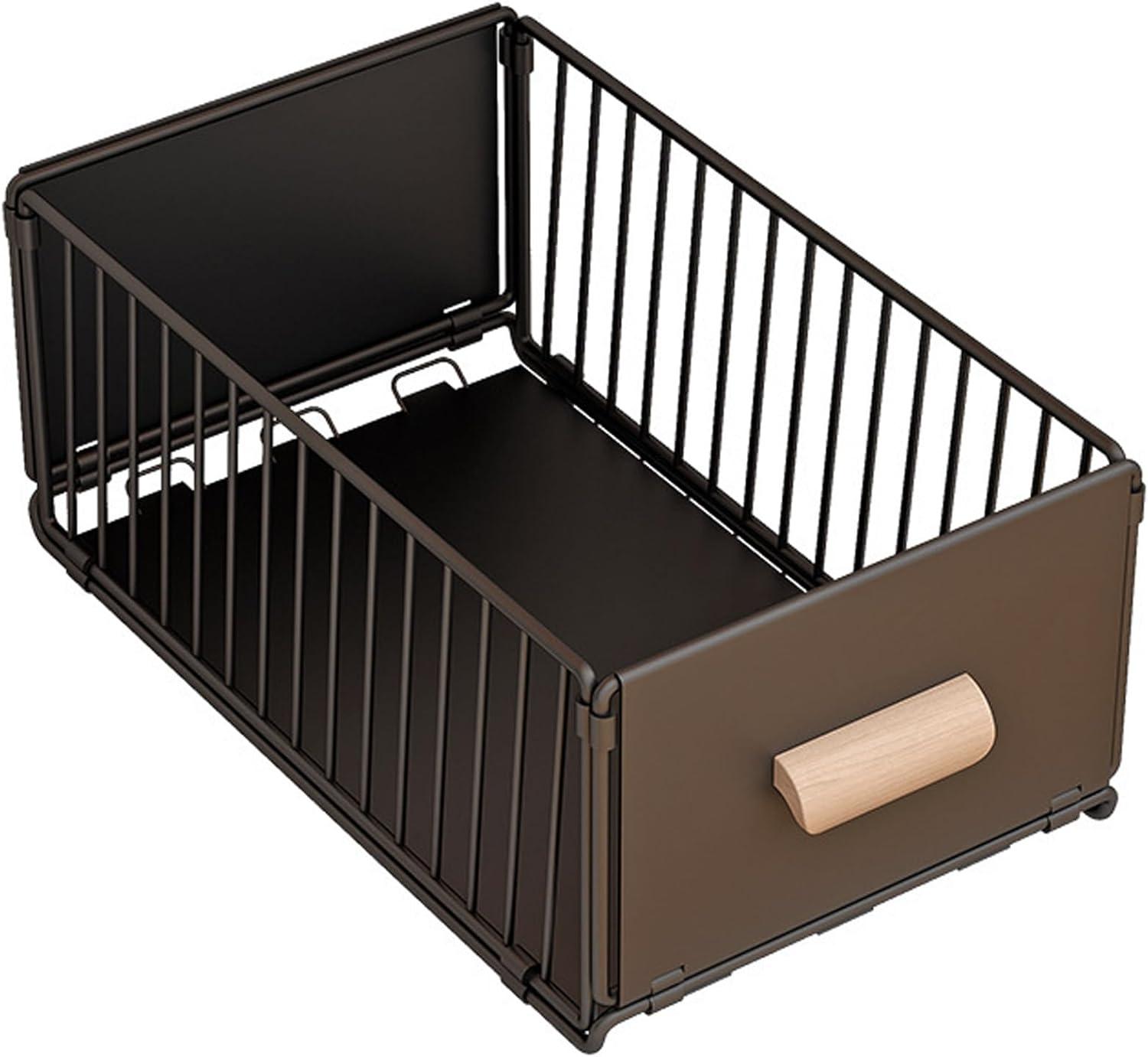 Heavy Duty Kitchen Sink Caddy - 2 Pack Slide-Out Shelf Organizer for Bathroom & Kitchen Cabinets, Under Sink Storage Solution (24 x 40-65.5 x 17cm)