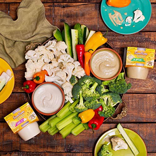 image for SunYum Sunflower Seed Dip & Spread - Sunflower Hummus - Low Carb Keto 