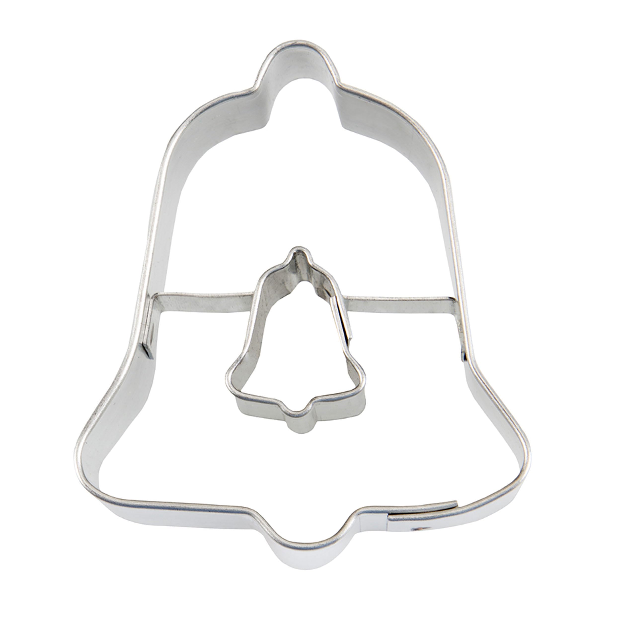 Staedter Bell in Bell Cortador de Galletas, Plata, 5 cm