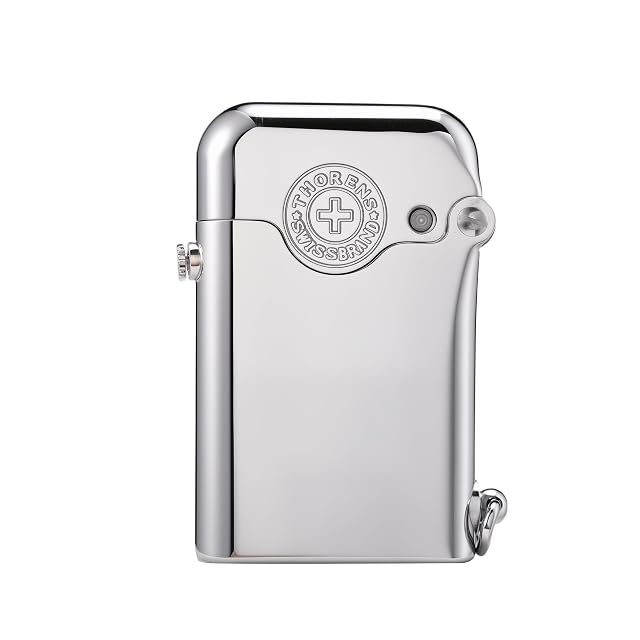Classic Retro Soft-Flame Brass Kerosene Lighter Refillable Automatic Ignition Safety Lock Grinding Wheel Luxury Collectible Mens Gift Thorens