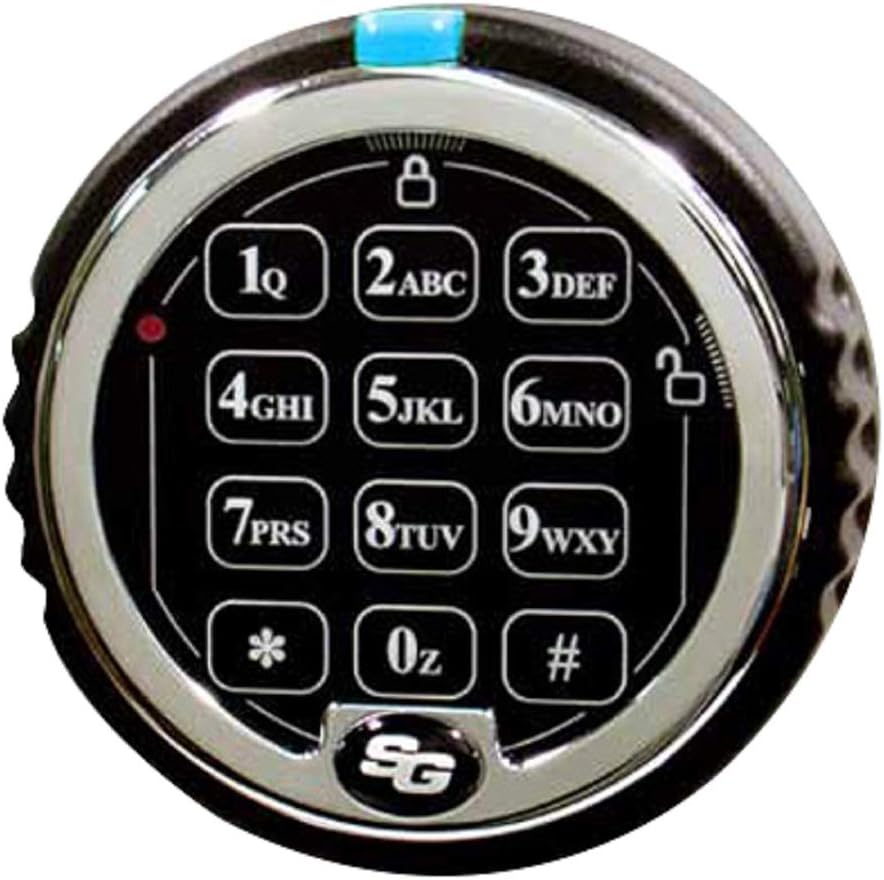 Sargent and Greenleaf S&G Model 2007-102 Titan DirectDrive Electronic Safe Lock Kit, High Security EMP Resistant Keypad for Gun Safes