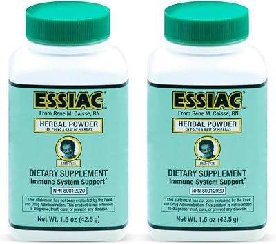 Essiac Original Herbal Tea Powder 1.5 oz Bottle | Powerful Antioxidant Blend to Help Promote Overall Health & Well-Being | Original Formula from 1922 Pack of 2