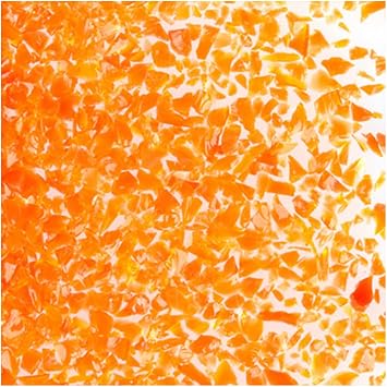 Oceanside Glass Frit Orange Medium Opal 8.5oz. 96 COE