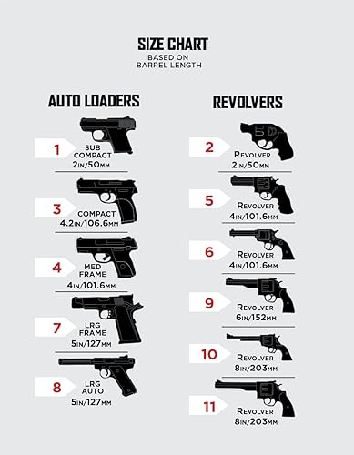 Miniatura 6 de Allen Company Funda para pistola 2.0 de ajuste automático de 9 pulgadas