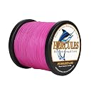 HERCULES Braided Fishing Line 12 Strands, 100-2000m 109-2196 Yards Braid Fish Line, 10lbs-420lbs Test PE Lines for Saltwater Freshwater - Pink, 30lbs, 500m gallery image