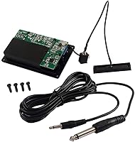 Vista 3 de Bass 1 violín pickup Set violín ecualizador con Piezo Pickup Instrumento musical Accesorios para violín eléctrico piezas violín pickup micrófono