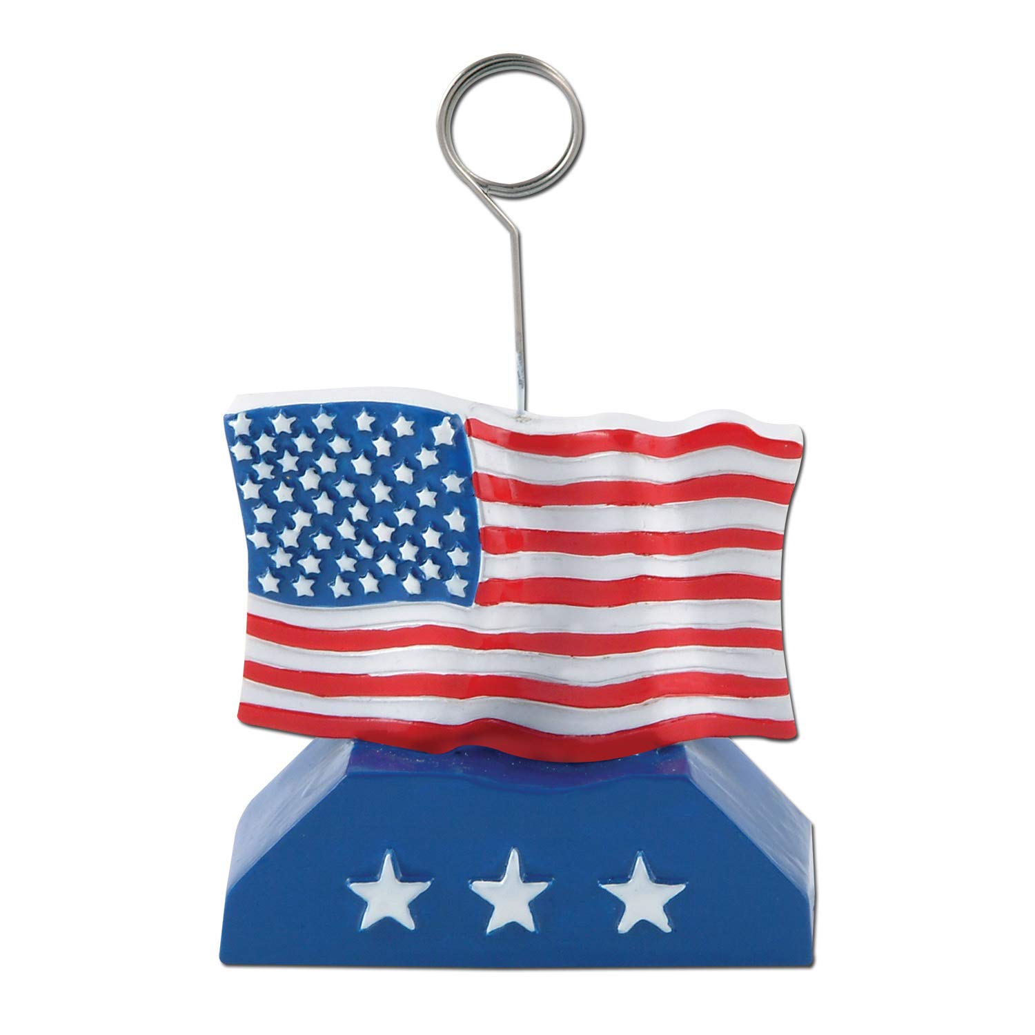 Flag Photo/Balloon Holder Party Accessory (1 count)