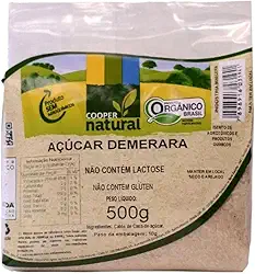 Açúcar Demerara Orgânico Coopernatural 500g