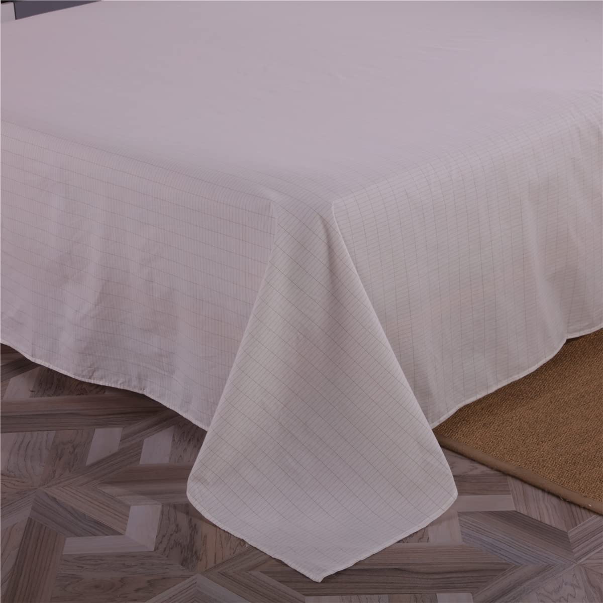 Earthing - Lenzuolo con angoli per letto king size, in morbida seta